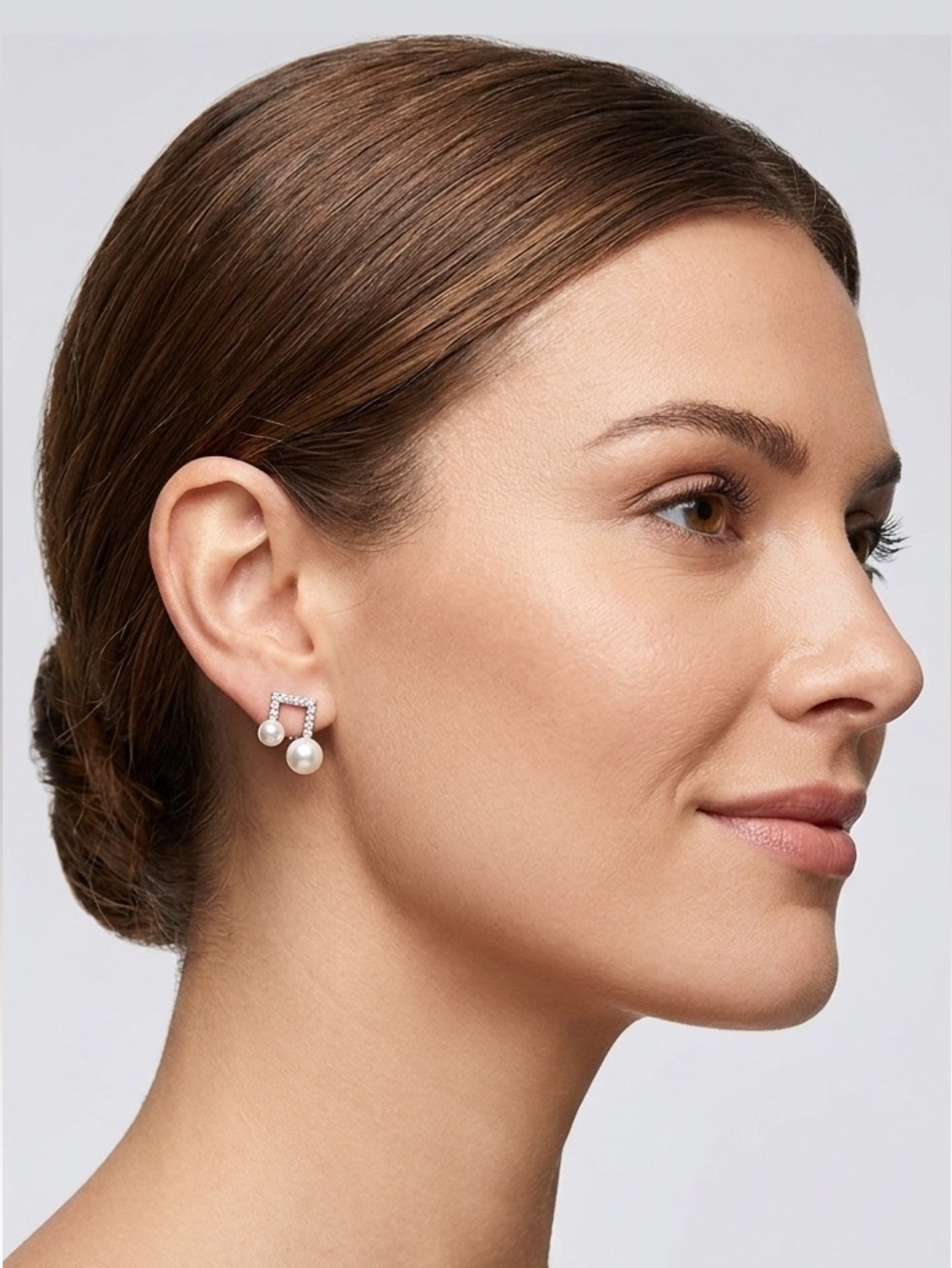 Pearl Accent Drop Earrings